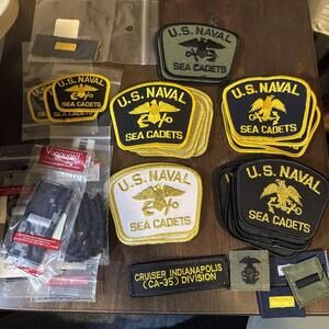 Lot Of U.S. Navy Uniform Patches US Navel Sea Cadets